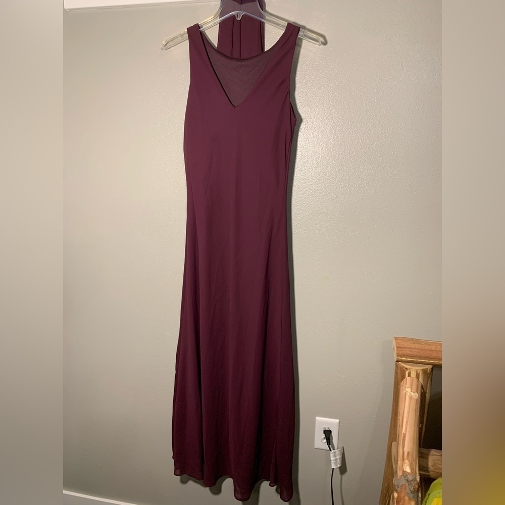 Alyn Paige long dress - Women's size 7/8, Burgundy